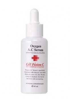Кислородная антибактериальная анти-акне сыворотка Oxygen A.C. serum Cell Fusion C, 60 мл - Эффект применения - АНТИ-АКНЕ / ПРОТИВОВОСПАЛИТЕЛЬНЫЙ / СЕБОРЕГУЛИРУЮЩИЙ ЭФФЕКТ/ УВЛАЖНЕНИЕ